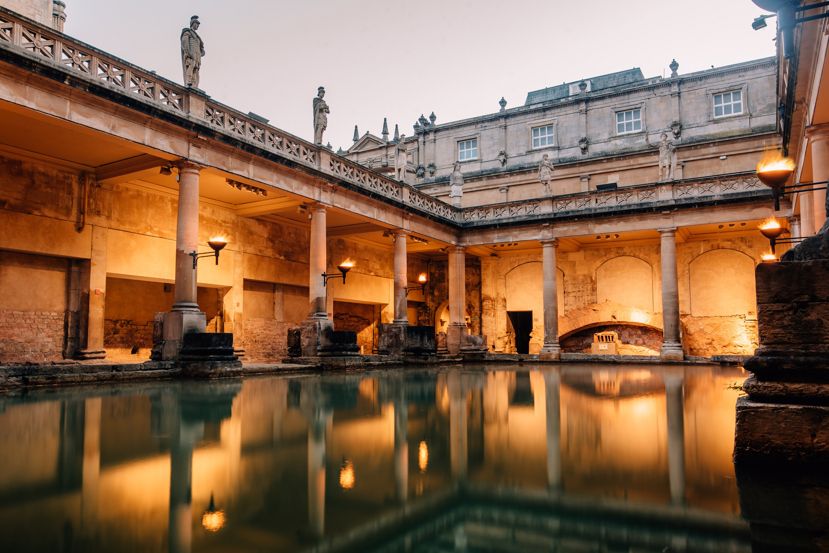 Image: The Great Bath by torchlight