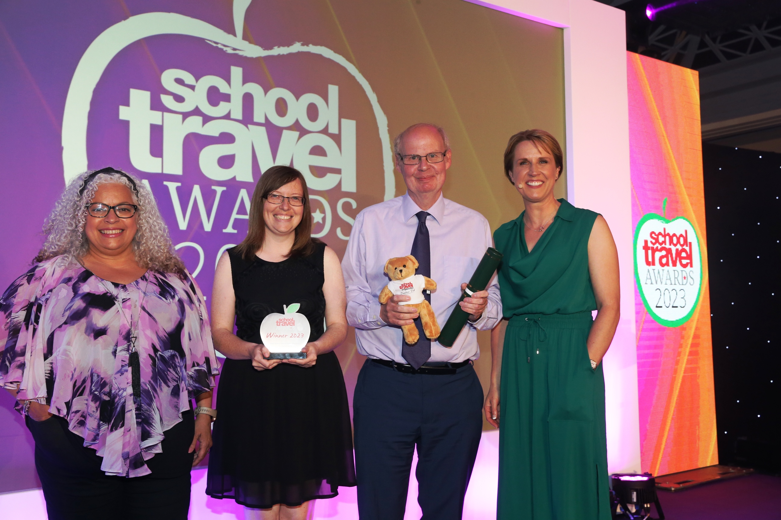 Image: Roman Baths staff with their awards