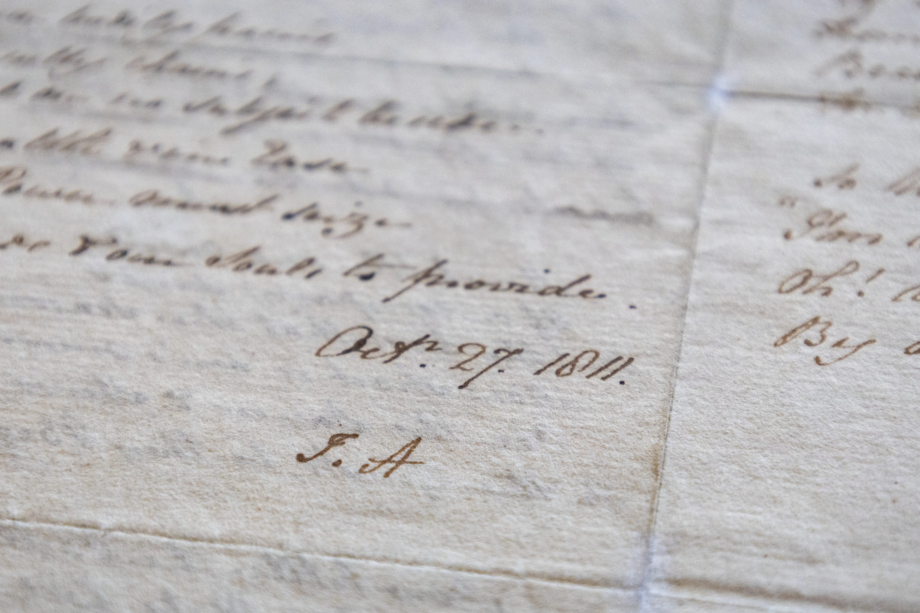 Jane Austen Poem on Display