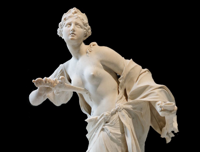 The Death of Dido (or La mort de Didon) by French sculptor Claude-Augustin Cayot (1677-1722)