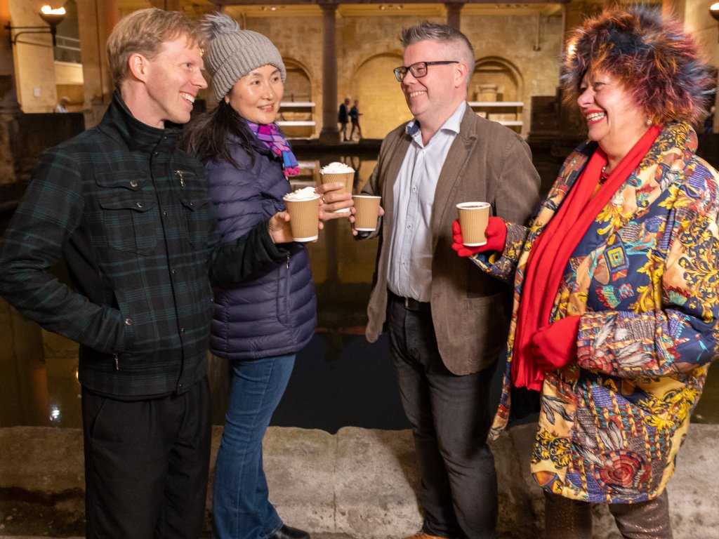 Christmas by the great bath