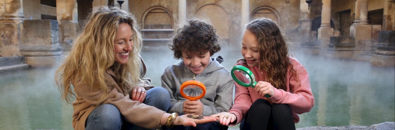 Roman Baths Coin activity