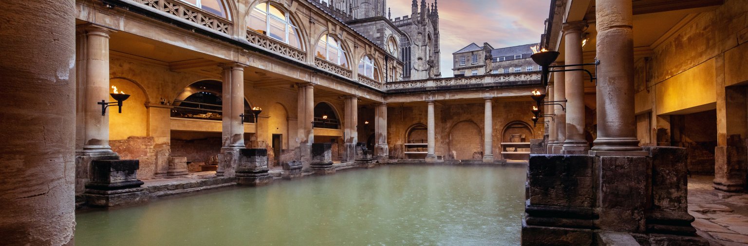 The Great Bath in the rain