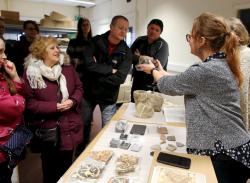 Image: A collections session with the Roman Baths curators