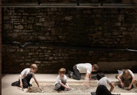 Children in the Roman Baths Clore Learning Centre, Photographer James Newton
