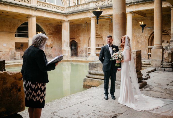 Sunrise ceremony at the Roman Baths