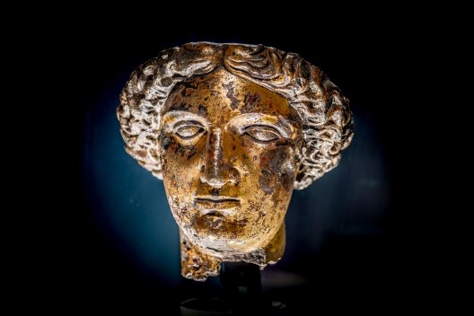 The gilt bronze head of goddess Sulis Minerva