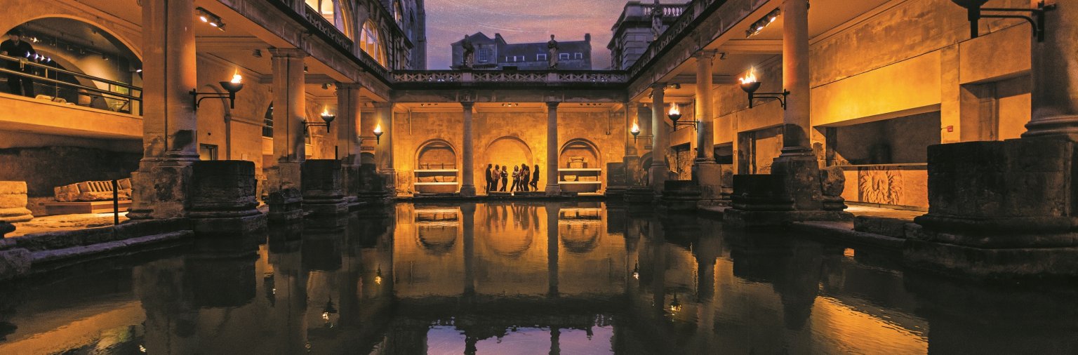 Image: The Great Bath by torchlight